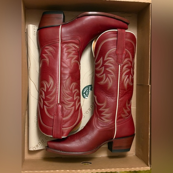 Tecovas - The Annie Women’s size 10 Scarlet - Picture 3 of 5